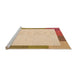 Sideview of Machine Washable Transitional Orange Rug, wshpat1194org