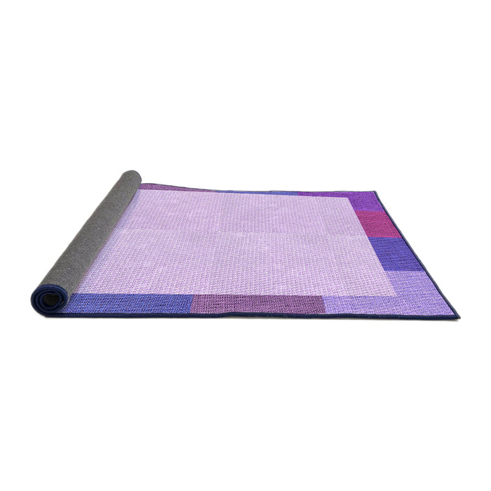 Thickness of Patterned Purple Rug, pat1194pur