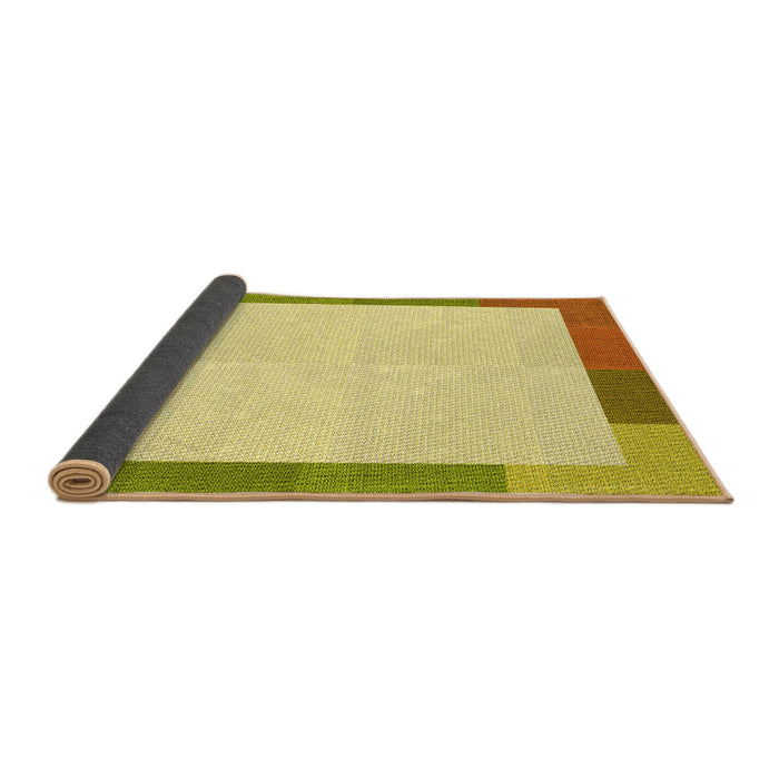 Thickness of Patterned Cinnamon Brown Rug, pat1194yw
