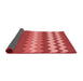 Thickness of Patterned Red Rug, pat1197rd