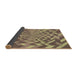 Thickness of Patterned Metallic Gold Rug, pat1198brn