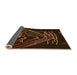 Thickness of Patterned Saddle Brown Rug, pat12org