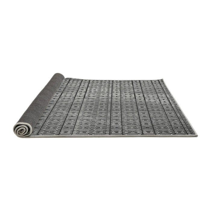 Thickness of Patterned Cloud Gray Rug, pat120gry