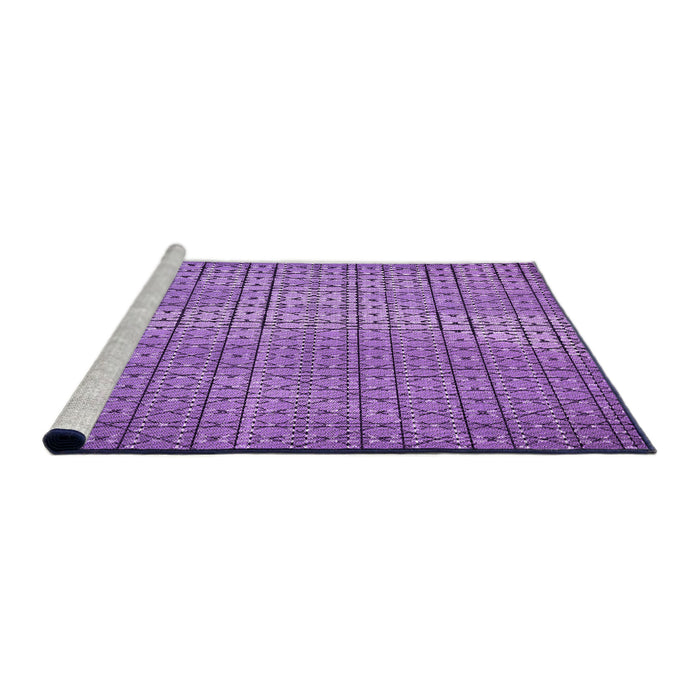 Sideview of Machine Washable Transitional Violet Purple Rug, wshpat120pur