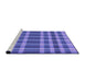 Sideview of Machine Washable Transitional Purple Mimosa Purple Rug, wshpat1201pur