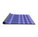 Thickness of Patterned Purple Mimosa Purple Rug, pat1201pur