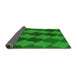 Thickness of Patterned Green Rug, pat1202grn