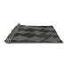 Thickness of Patterned Charcoal Black Rug, pat1202gry