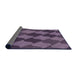 Thickness of Patterned Plum Purple Rug, pat1202pur