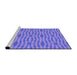 Sideview of Machine Washable Transitional Purple Mimosa Purple Rug, wshpat1203pur