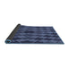 Thickness of Patterned Blue Rug, pat1207blu