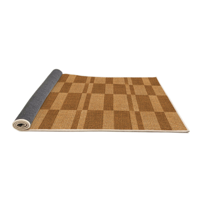 Thickness of Patterned Orange Rug, pat1209org