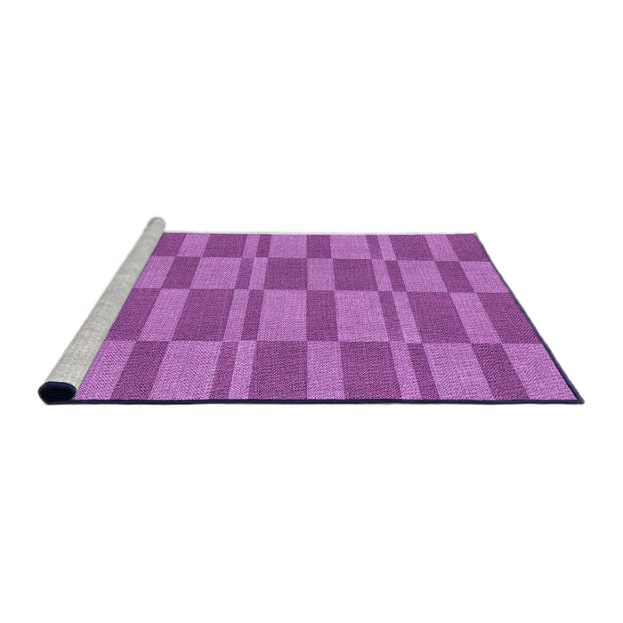 Sideview of Machine Washable Transitional Violet Purple Rug, wshpat1209pur