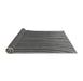 Thickness of Patterned Gunmetal Gray Rug, pat1210gry