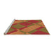 Sideview of Machine Washable Transitional Red Rug, wshpat1211org