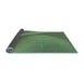Thickness of Patterned Medium Forest Green Rug, pat1212lblu