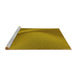 Sideview of Machine Washable Transitional Yellow Rug, wshpat1212yw