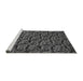 Sideview of Machine Washable Transitional Gray Rug, wshpat1213gry