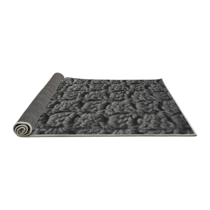 Thickness of Patterned Gray Rug, pat1213gry