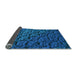 Thickness of Patterned Blueberry Blue Rug, pat1213lblu