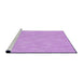 Sideview of Machine Washable Transitional Purple Rug, wshpat1215pur