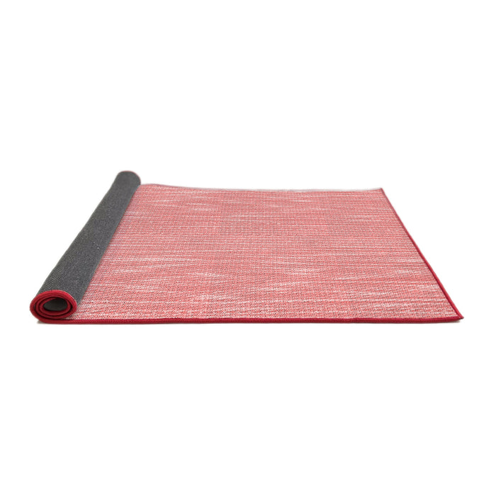 Thickness of Patterned Pastel Pink Rug, pat1215rd