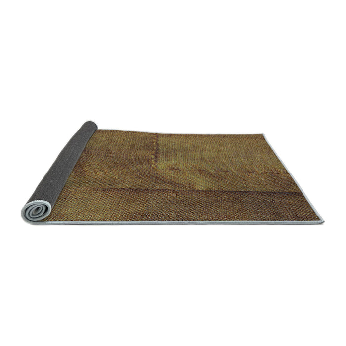 Thickness of Patterned Copper Brown Rug, pat1216lblu