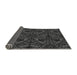 Thickness of Patterned Midnight Gray Rug, pat1218gry