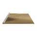 Sideview of Machine Washable Transitional Oak Brown Rug, wshpat1223brn