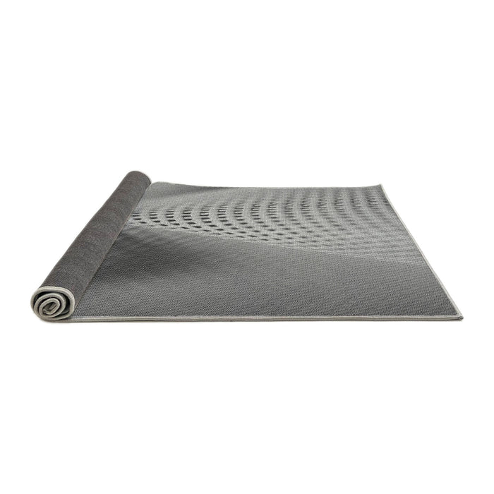 Thickness of Patterned Ash Gray Rug, pat1223gry
