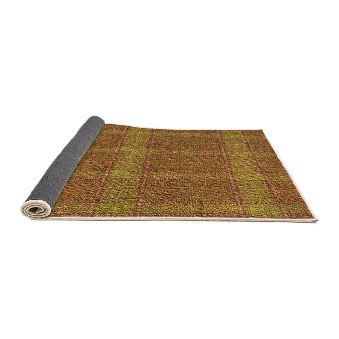 Thickness of Patterned Saddle Brown Rug, pat1224org