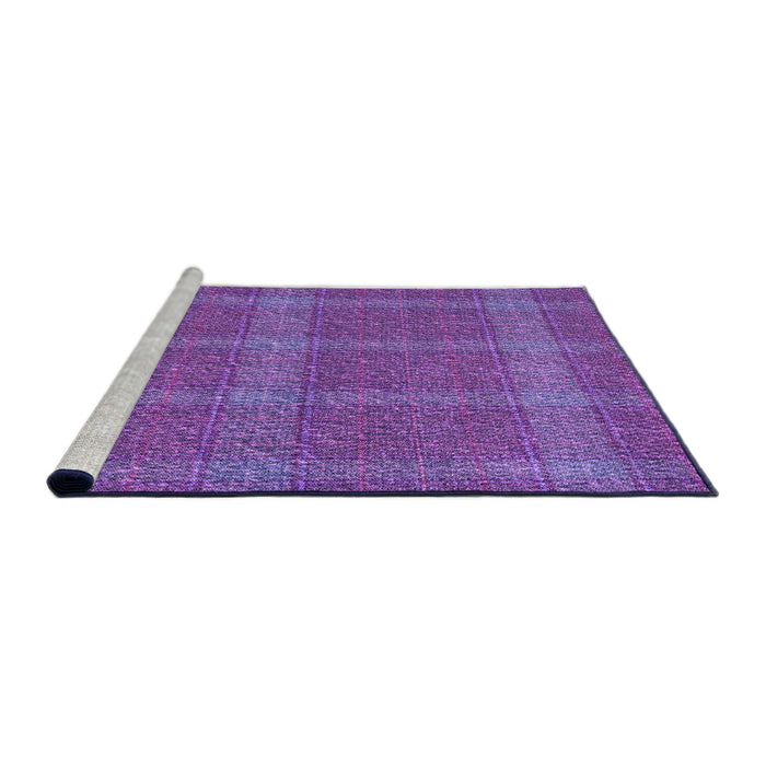 Sideview of Machine Washable Transitional Purple Rug, wshpat1224pur