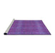 Sideview of Machine Washable Transitional Purple Rug, wshpat1224pur