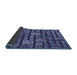 Thickness of Patterned Blue Rug, pat1228blu