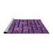 Sideview of Machine Washable Transitional Purple Rug, wshpat1228pur