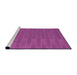 Sideview of Machine Washable Transitional Medium Violet Red Pink Rug, wshpat1230pur