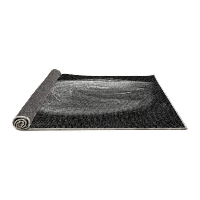 Thickness of Patterned Platinum Gray Rug, pat1234gry