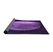 Thickness of Patterned Dark Purple Rug, pat1234pur