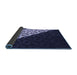 Thickness of Patterned Periwinkle Purple Rug, pat1244blu