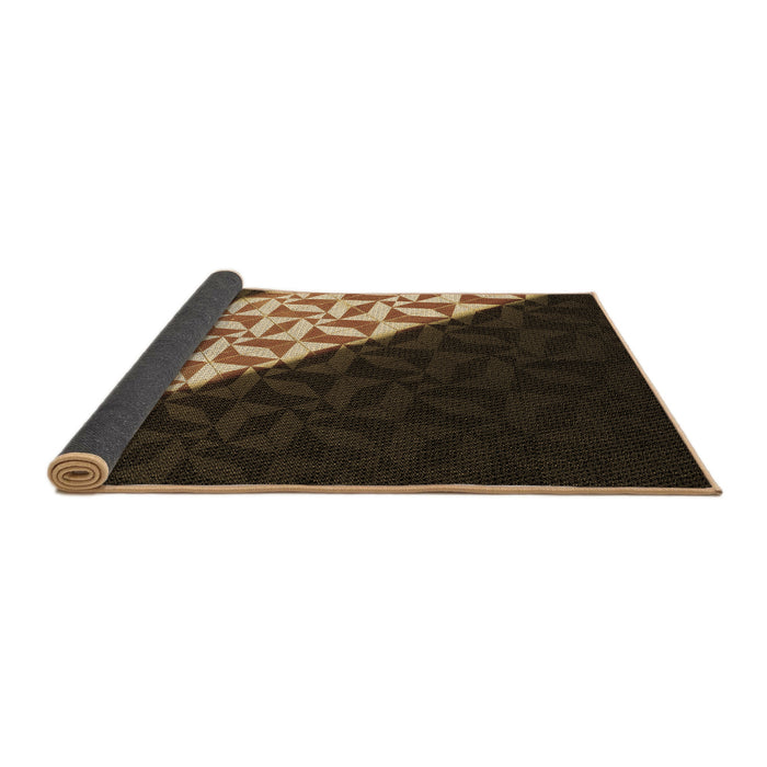 Thickness of Patterned Copper Brown Rug, pat1244brn