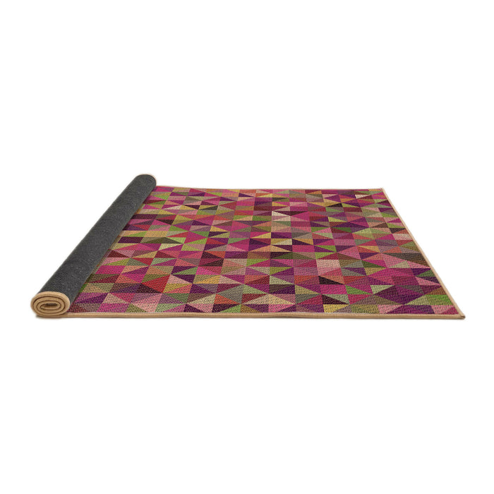Thickness of Patterned Bronze Brown Rug, pat1245brn