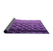 Thickness of Patterned Purple Rug, pat1246pur