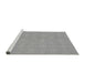 Sideview of Machine Washable Transitional Cloud Gray Rug, wshpat1248gry