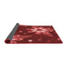 Thickness of Patterned Red Rug, pat1254rd