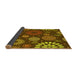 Thickness of Patterned Red Brown Rug, pat1259yw