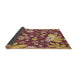 Thickness of Patterned Brown Sand Brown Rug, pat1260brn