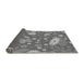 Thickness of Patterned Carbon Gray Rug, pat1260gry