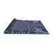 Thickness of Patterned Blue Rug, pat127blu