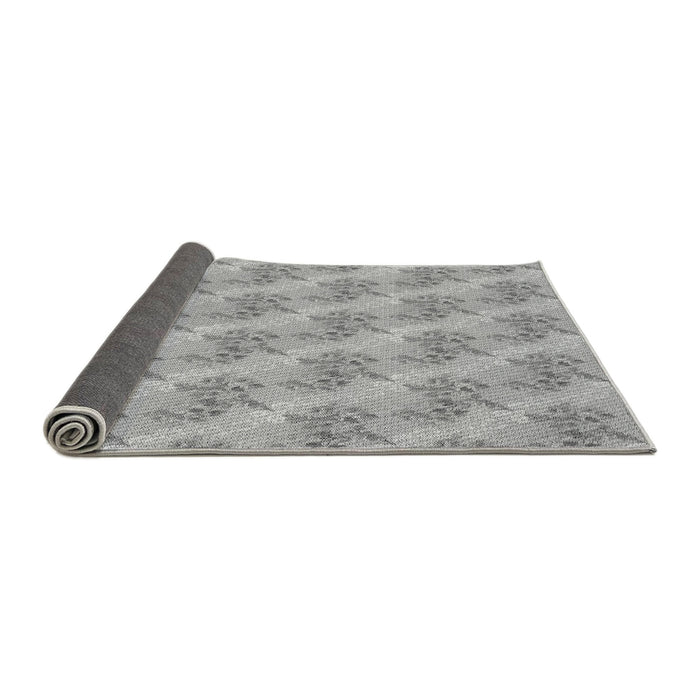 Thickness of Patterned Gray Rug, pat1279gry