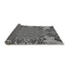 Thickness of Patterned Black Rug, pat128gry